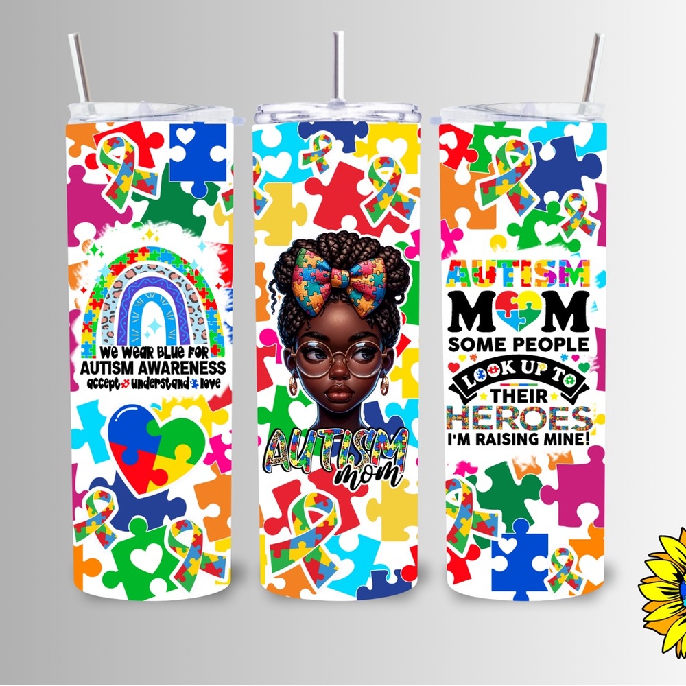 Autism Awareness Hero Tumbler